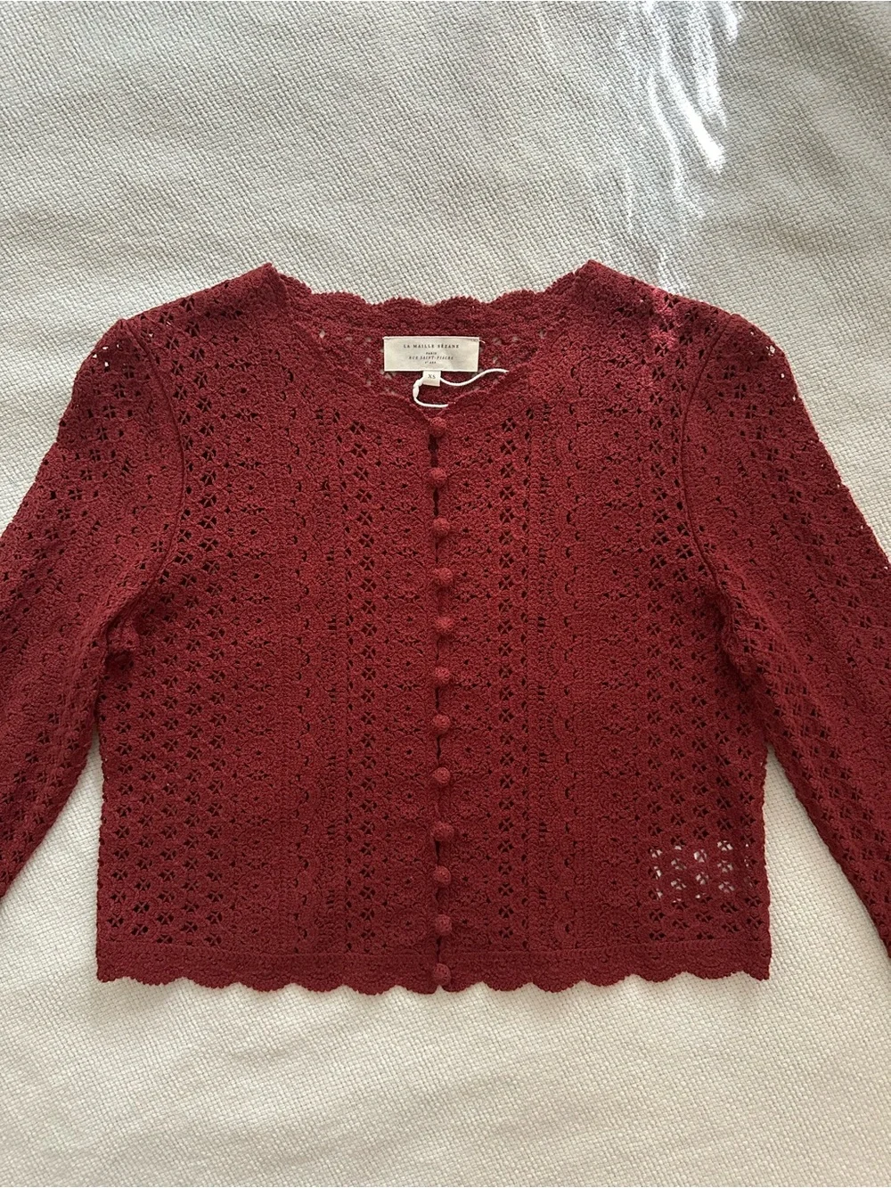 Rare! Discontinued! Sezane NOELIE CARDIGAN - Picture 2 of 12